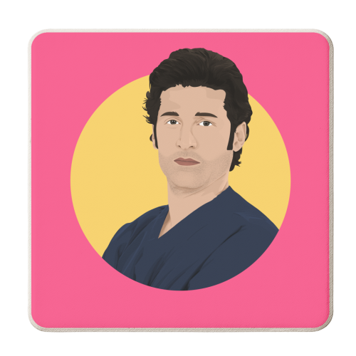 McDreamy - personalised beer coaster by Pink and Pip