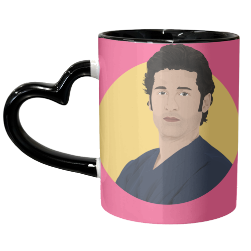McDreamy - unique mug by Pink and Pip