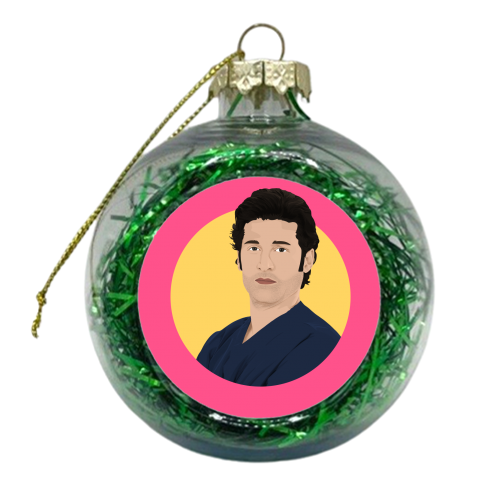 McDreamy - xmas bauble by Pink and Pip