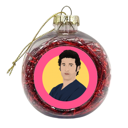 McDreamy - xmas bauble by Pink and Pip