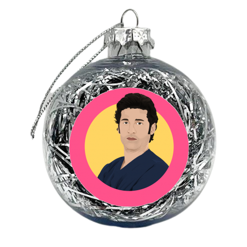 McDreamy - xmas bauble by Pink and Pip