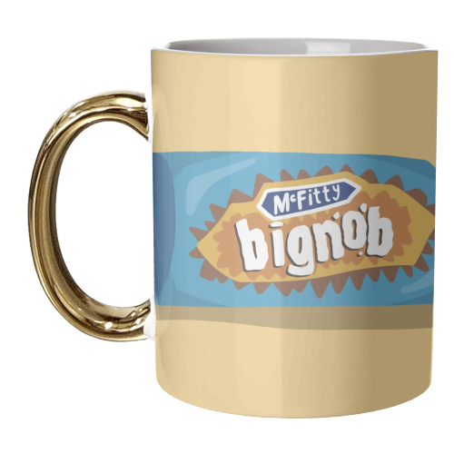 McFitty Big Nob - unique mug by Running With Scissors