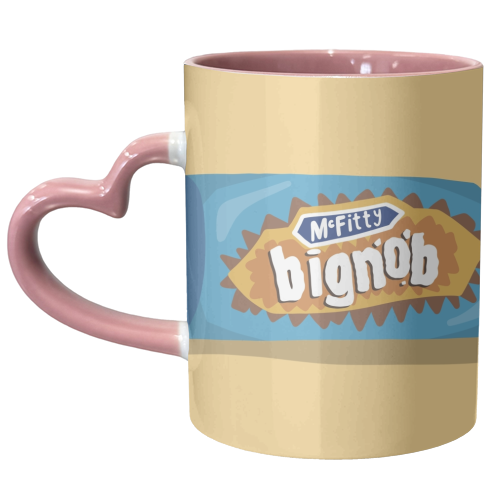 McFitty Big Nob - unique mug by Running With Scissors