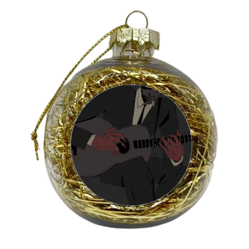 Me and the Devil Blues - xmas bauble by Michael O'Brien