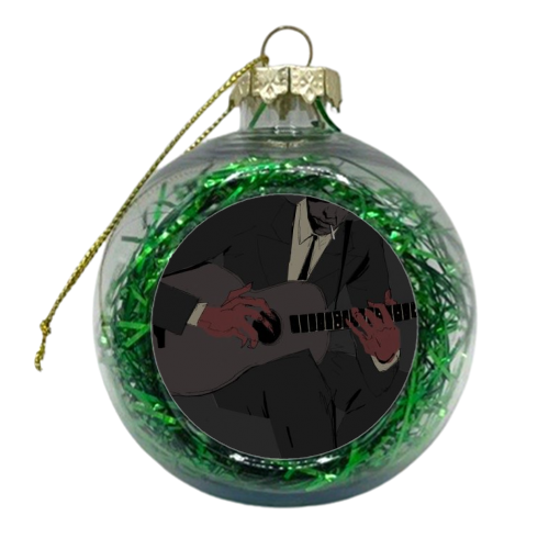 Me and the Devil Blues - xmas bauble by Michael O'Brien