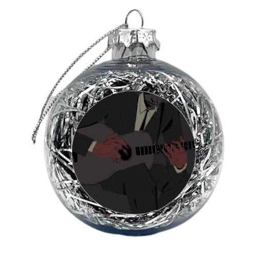 Me and the Devil Blues - xmas bauble by Michael O'Brien