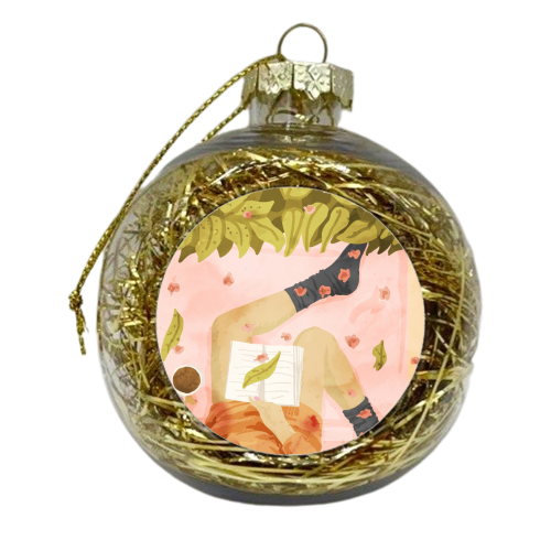 Me Time - xmas bauble by Uma Prabhakar Gokhale