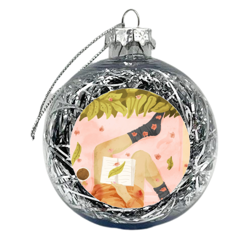 Me Time - xmas bauble by Uma Prabhakar Gokhale