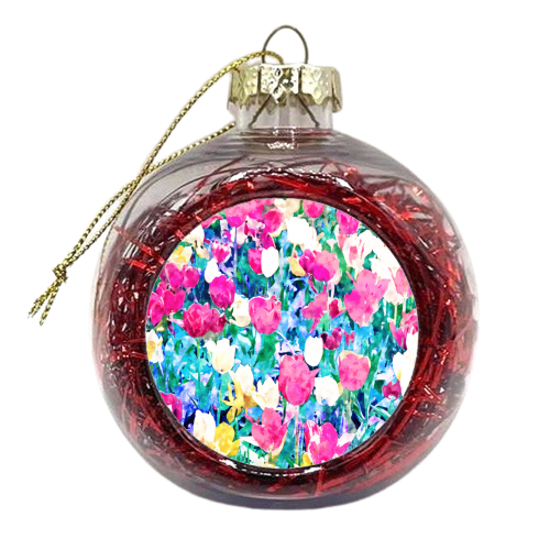Meadow in Bloom - xmas bauble by Uma Prabhakar Gokhale