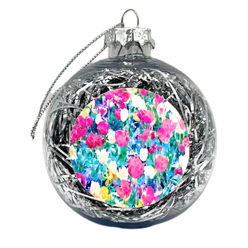 Meadow in Bloom - xmas bauble by Uma Prabhakar Gokhale