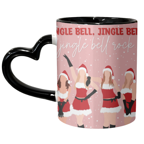 Mean girls jingle bell rock Christmas print - unique mug by The Girl Next Draw