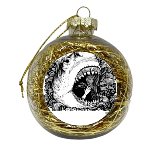 Megashark - xmas bauble by Redmegreen
