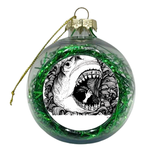 Megashark - xmas bauble by Redmegreen