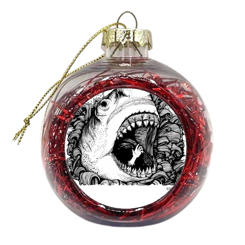 Megashark - xmas bauble by Redmegreen