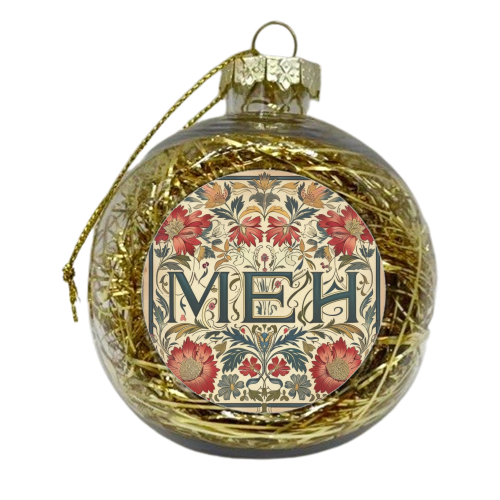 'Meh' - xmas bauble by DejaReve