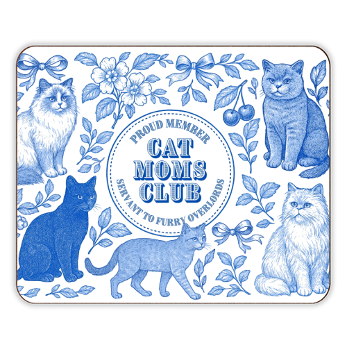 Member of the Cat Moms Club - designer placemat by Lilly Rose