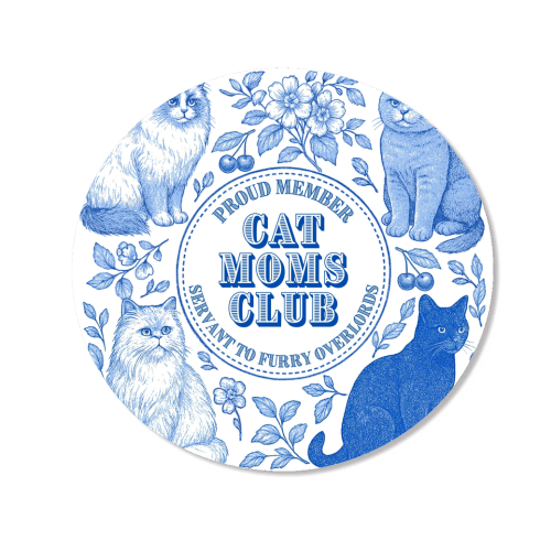Member of the Cat Moms Club - Magnet by Lilly Rose