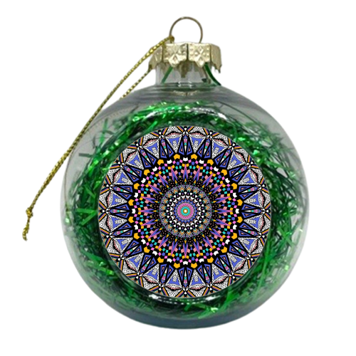Memphis Dreams Kaleidoscope - xmas bauble by Kirsten Star