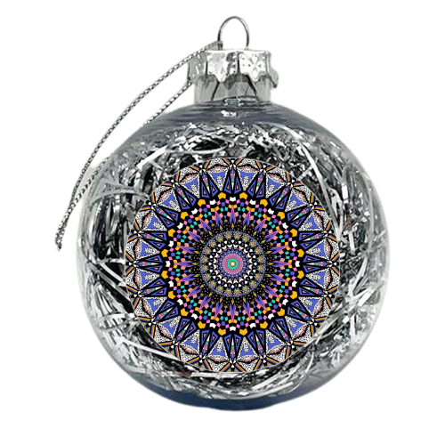 Memphis Dreams Kaleidoscope - xmas bauble by Kirsten Star