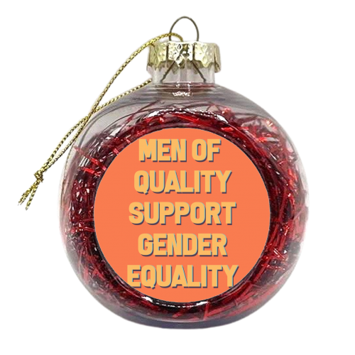 Men of Quality - xmas bauble by Pink and Pip
