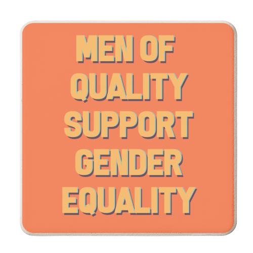 Men of Quality - personalised beer coaster by Pink and Pip