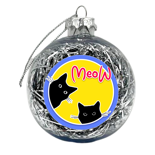 Meow - xmas bauble by Bite Your Granny