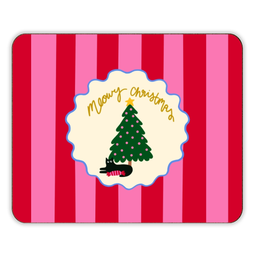 Meowy Christmas - designer placemat by The Paper Tail