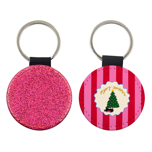 Meowy Christmas - keyring by The Paper Tail