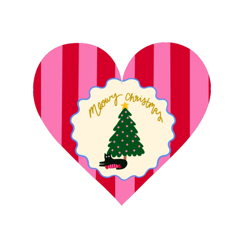 Meowy Christmas - Magnet by The Paper Tail