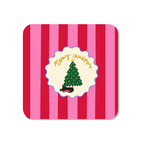 Meowy Christmas - Magnet by The Paper Tail
