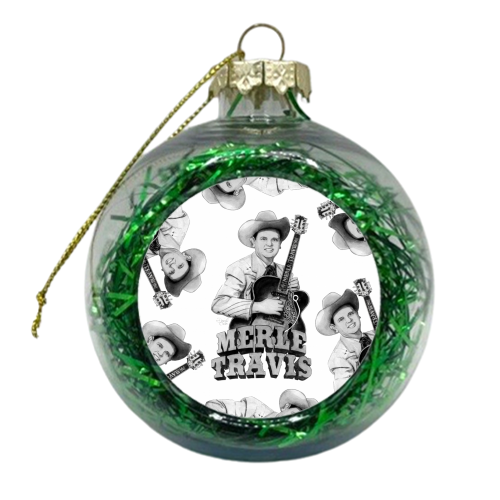 Merle Travis II - xmas bauble by Daniel Cash