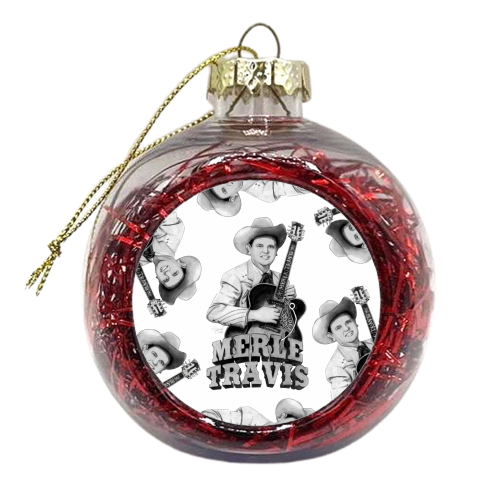 Merle Travis II - xmas bauble by Daniel Cash