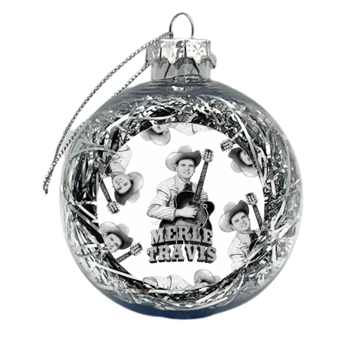 Merle Travis II - xmas bauble by Daniel Cash