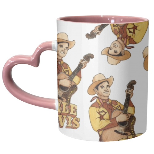 Merle Travis - unique mug by Daniel Cash