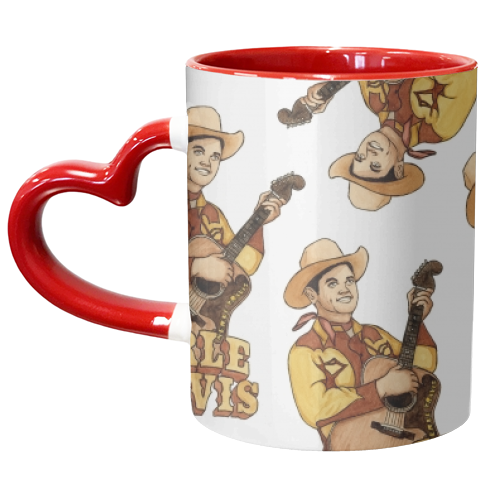Merle Travis - unique mug by Daniel Cash