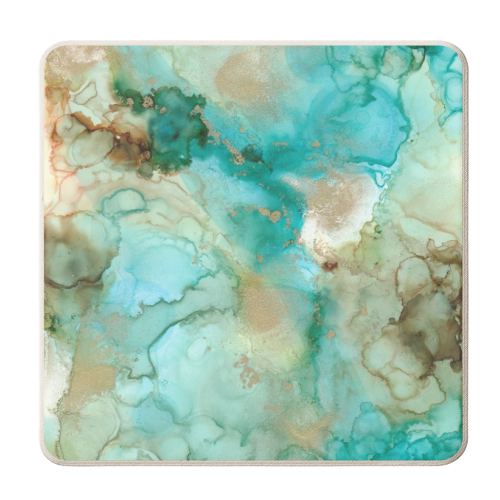 Mermaid - personalised beer coaster by Stephanie Sommerlad Bello