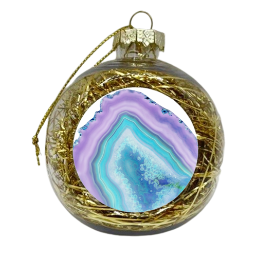 Mermaid Princess Agate #2 #gem #decor #art - xmas bauble by Anita Bella Jantz