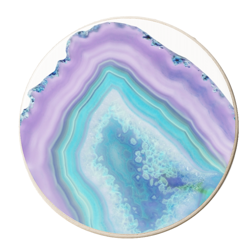 Mermaid Princess Agate #2 #gem #decor #art - personalised beer coaster by Anita Bella Jantz