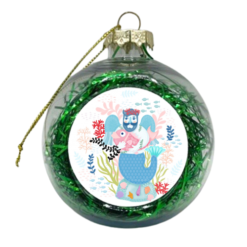 Merman  - xmas bauble by Liv Wan