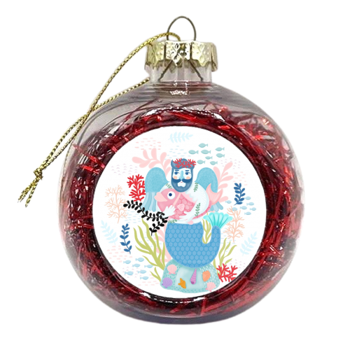 Merman  - xmas bauble by Liv Wan