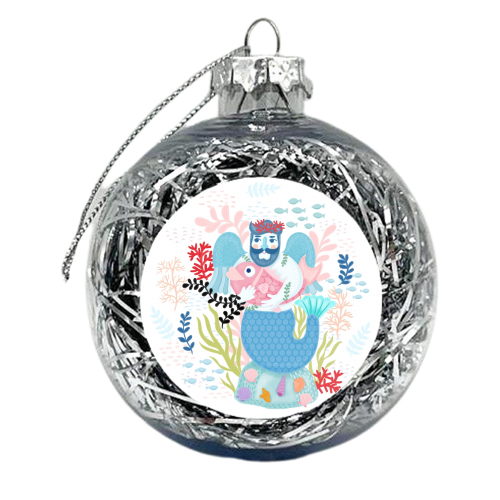 Merman  - xmas bauble by Liv Wan