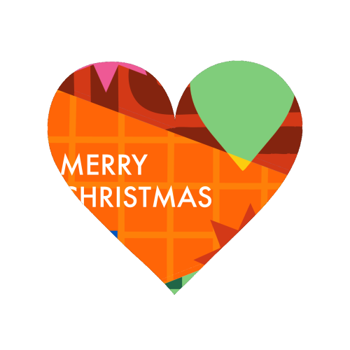 Merry Christmas Geometric Xmas Design - Magnet by AbiGoLucky