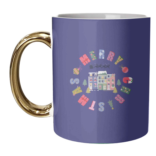 Merry Christmas Santa - unique mug by Luxe and Loco