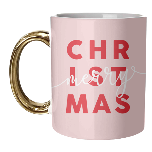 Merry Christmas - unique mug by Kind of Simple Designs