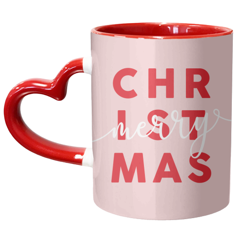 Merry Christmas - unique mug by Kind of Simple Designs