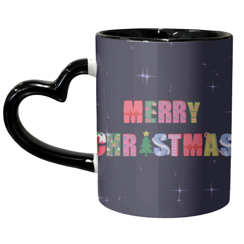 Merry Christmas - unique mug by Luxe and Loco