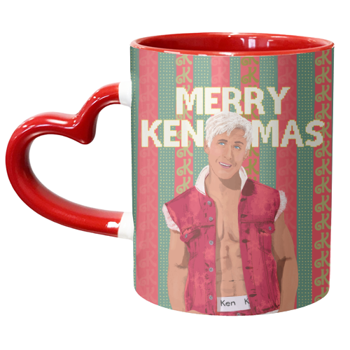 Merry Kenmas - unique mug by Niomi Fogden