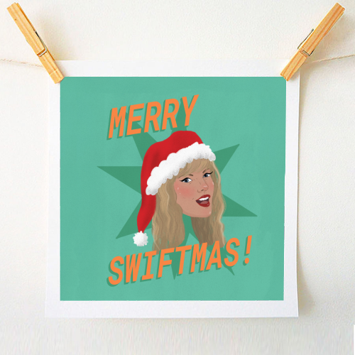 Merry Swiftmas - A1 - A4 art print by The Queer Store