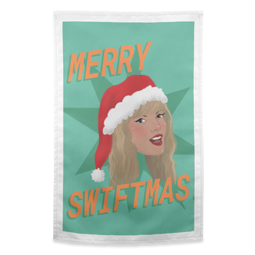 Merry Swiftmas - funny tea towel by The Queer Store