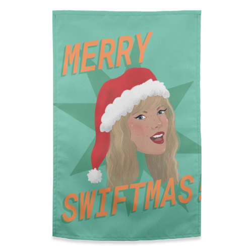Merry Swiftmas - funny tea towel by The Queer Store